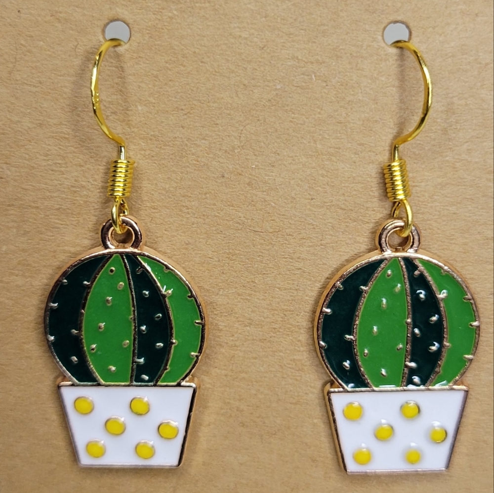 Barrel Cactus Earrings